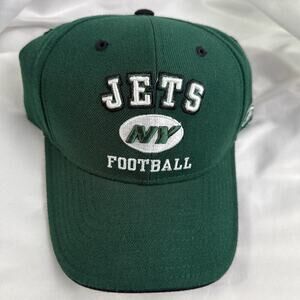 New York Jets NY Hat NFL Reebok Adjustable Strap Cap Green White Embroidered NEW
